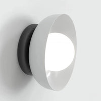Emibig OZZY 1-lichts wandlamp - Wit glas - Grijs frame - Mooier Thuis