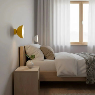 BIBI 1-lichts wandlamp - Oranje frame