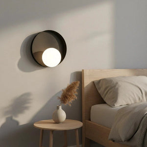 KIDO 1-lichts wandlamp - Zwart frame