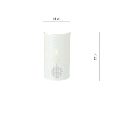 ASTON 1-lichts wandlamp - Wit goud