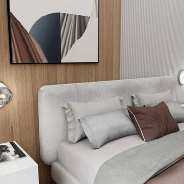 OSLO 1-lichts wandlamp - Smoked glas/wit