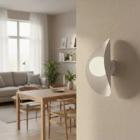 FIERO XL 1-lichts wandlamp - Wit glas - afbeelding 2