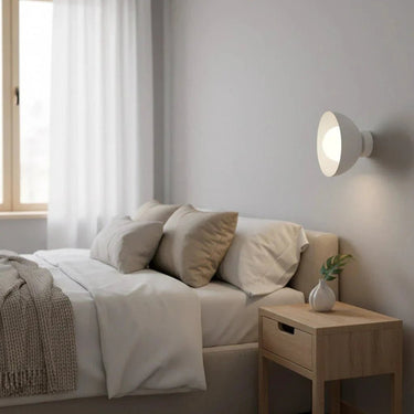 BIBI 1-lichts wandlamp – wit