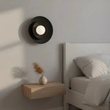 POPPI 1-lichts wandlamp - Zwart frame wit glas - bestellen bij Mooier Thuis