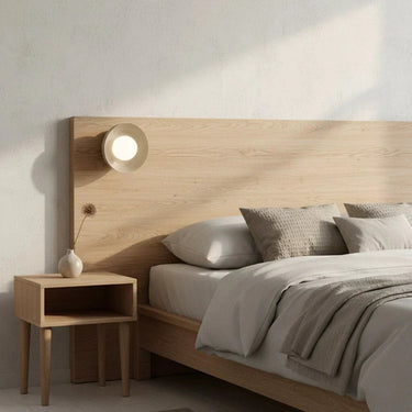 OZZY 1-lichts wandlamp – mokka/beige