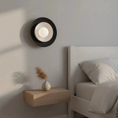 POPPI 1-lichts wandlamp - Zwart wit
