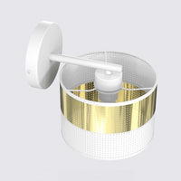 Lux wandlamp 1-lichts wit goud