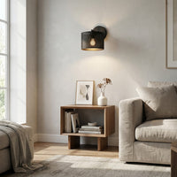 Lux wandlamp 1-lichts zwart