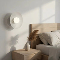 VIBEZ 1-lichts wandlamp - Wit glas - afbeelding 2