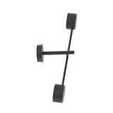 NATSU 2-lichts wandlamp - Zwart metaal - 46 cm breed - Mooier Thuis
