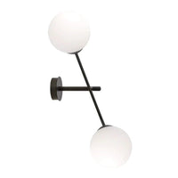 LINEAR 2-lichts wandlamp - Wit glas - Mooier Thuis