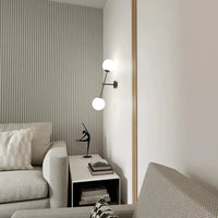 Emibig LINEAR 2-lichts wandlamp - Wit glas - Mooier Thuis