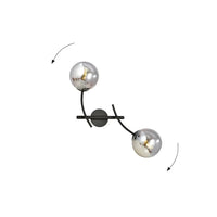 Emibig HUNTER 2-lichts wandlamp - Smoked glas - Mooier Thuis