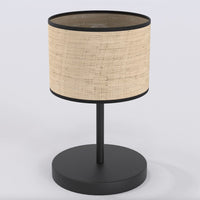 Eco tafellamp rotan 1-lichts naturel