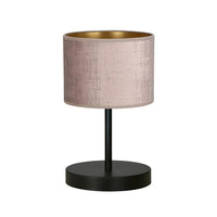 HILDE 1-lichts tafellamp - Roze fluweel - Mooier Thuis