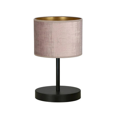 HILDE 1-lichts tafellamp - Roze fluweel