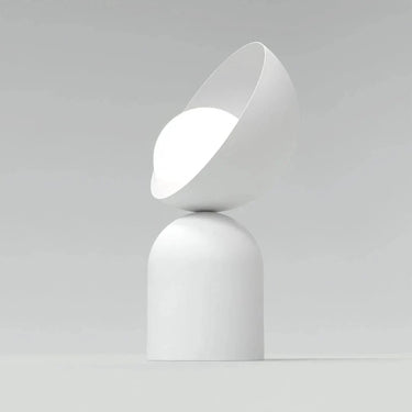BOTO 1-lichts tafellamp - Wit glas