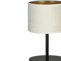 Emibig HILDE 1-lichts tafellamp - Wit fluweel