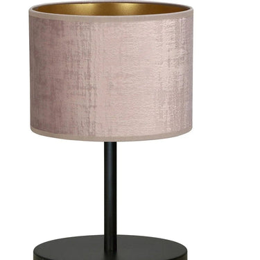 HILDE 1-lichts tafellamp - Roze fluweel