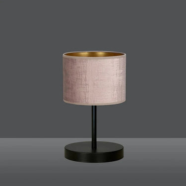 HILDE 1-lichts tafellamp - Roze fluweel