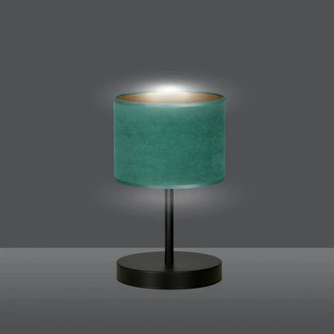 HILDE 1-lichts tafellamp - Groen fluweel