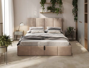 Gestoffeerd Bed Eenpersoons - 90x200 cm