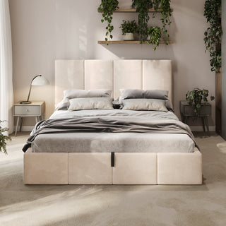 Gestoffeerd Bed Twijfelaar XL - 140x200 cm