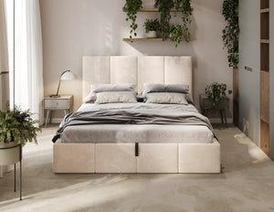 Gestoffeerd Bed Twijfelaar XL - 140x200 cm