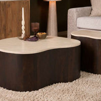 Couchtisch Lovi braun | 50 cm
