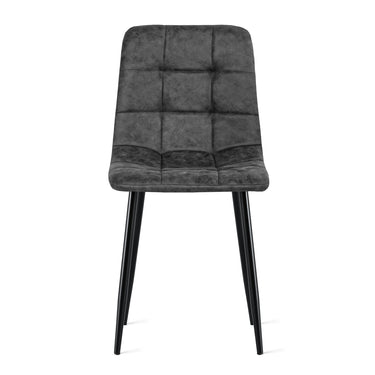 Eetkamerstoel Yerevan - Microleder Antraciet