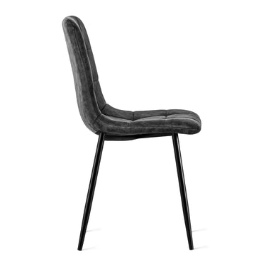Eetkamerstoel Yerevan - Microleder Antraciet