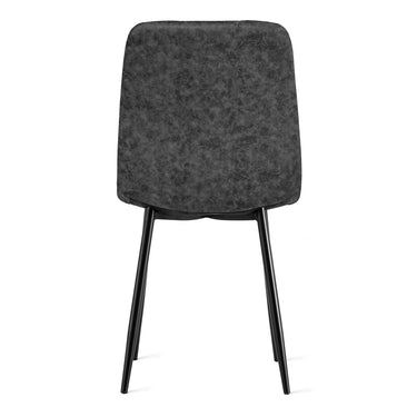 Eetkamerstoel Yerevan - Microleder Antraciet