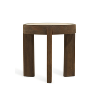 Bijzettafel Bora - Ø50cm Bruin