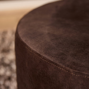 My Sofa Poef | Rond | 60 cm | Adore 108 | Bruin