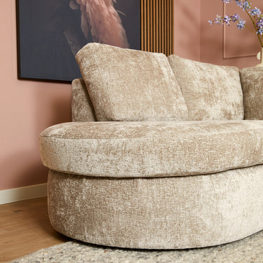 Ecksofa links Alma | Beige | 264 cm