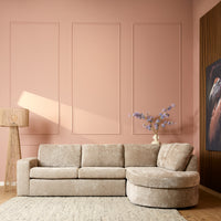 MySofa Hoekbank rechts Alma | Beige | 264 cm