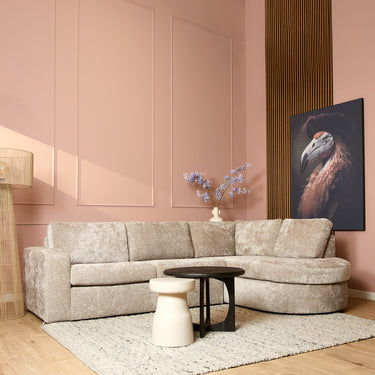 Ecksofa rechts Alma | Beige | 264 cm