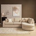 MySofa Alma hoekbank beige 2,5-zits + divan rechts - Mooier Thuis