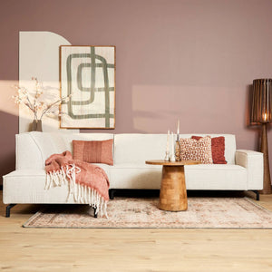 MySofa hoekbank links Floris | beige microvezel | 285 cm