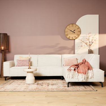 Hoekbank rechts Floris | beige | 285 cm