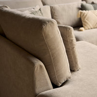 Hoekbank links Jesse beige | 271 x 222 cm - afbeelding 2
