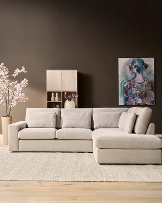 Ecksofa rechts Jesse beige | 271 cm