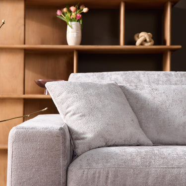 Ecksofa rechts Jesse | Beige Bouclé | 275 cm