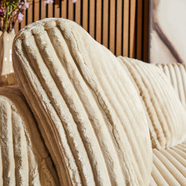 Hoekbank links Teddy | Beige | 271 cm