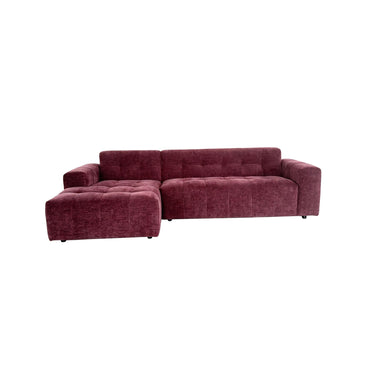 MySofa Ruby Hoekbank Paars | Lounge Links | 286 cm
