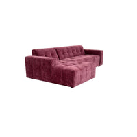 MySofa Ruby Ecksofa Lila | Lounge Links | 286 cm