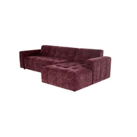 MySofa Ruby Hoekbank Paars | Lounge Rechts | 288 cm