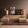 MySofa U-bank Ruby | camel chenille | lounge links - kaneel - Mooier Thuis
