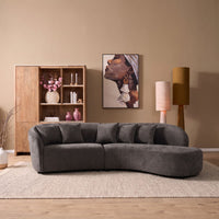 MySofa Novi hoekbank grijs lounge rechts