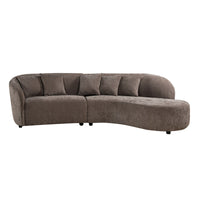MySofa Novi hoekbank grijs lounge rechts
